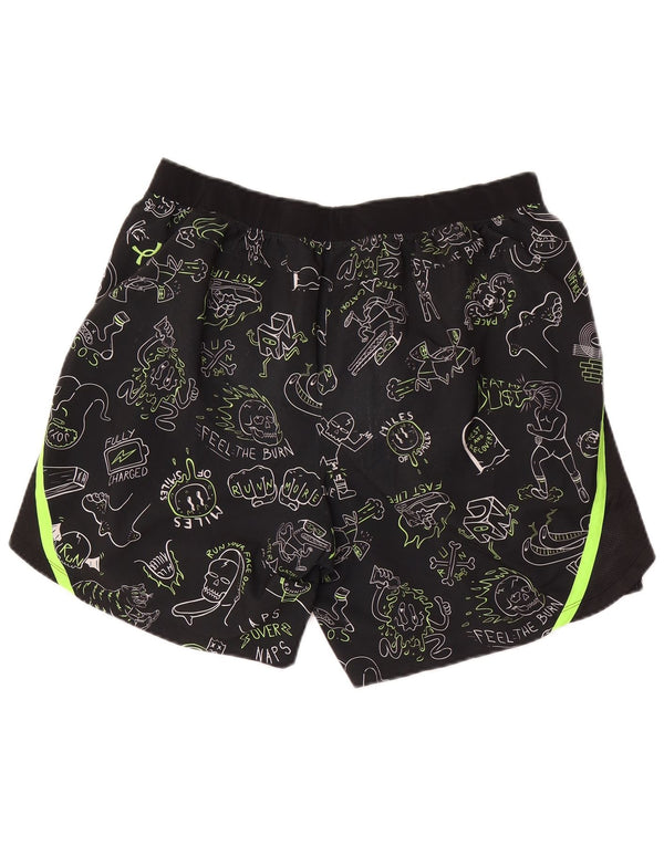 Under Armour Herren Heat Gear Sportshorts mit abstraktem Muster und Grafik XL Schwarz