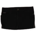 Calvin Klein Dame Mini Denim Nederdel W26 Lille Sort Bomuld