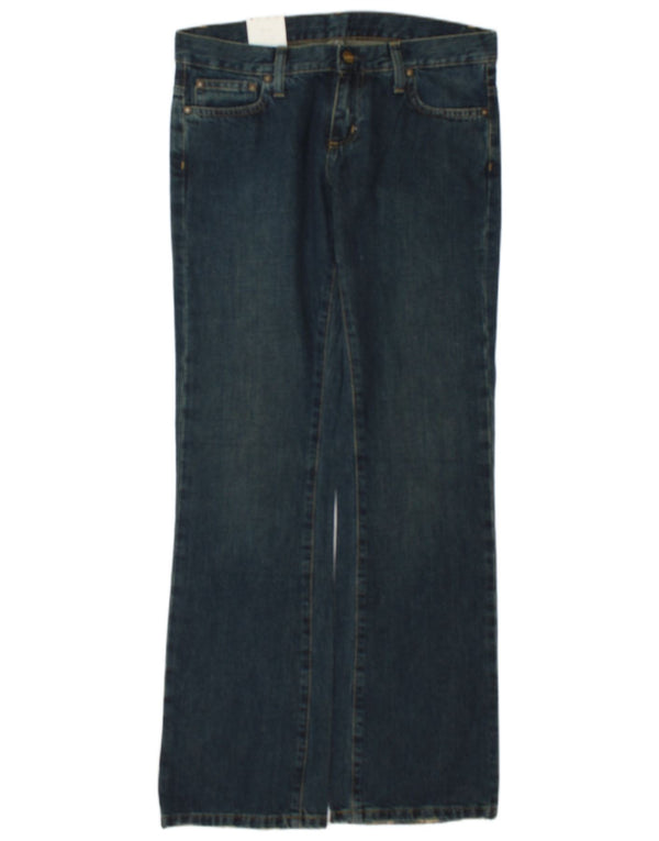 Damskie jeansy Carhartt Bootcut W27 L32 Niebieskie bawełniane