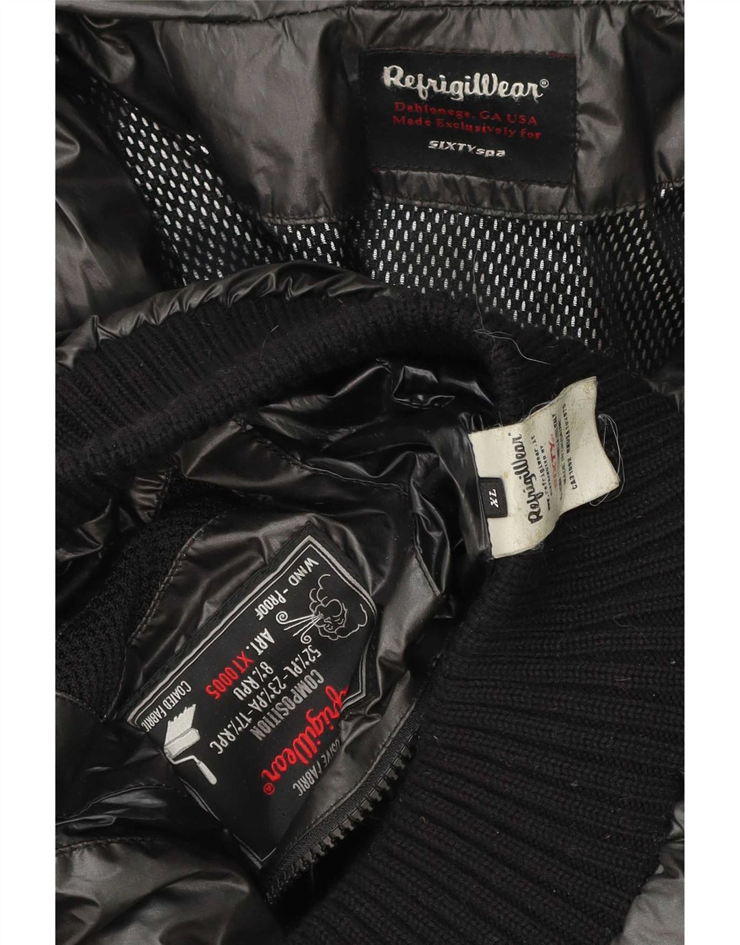 Refrigiwear Herre Sixty Polstret jakke UK 42 XL Grå Polyester