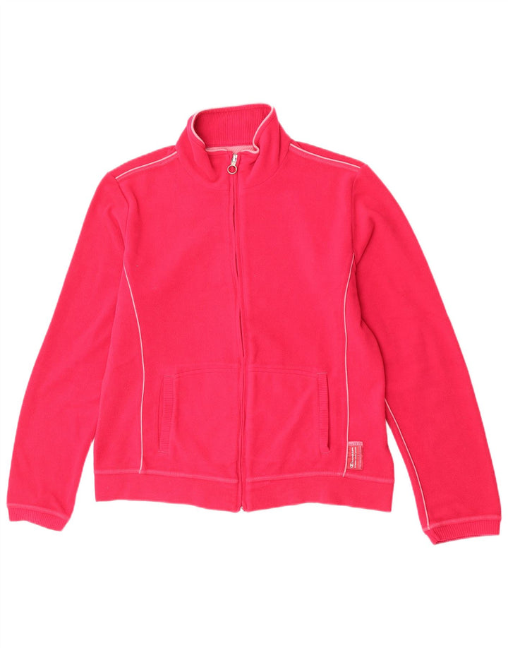 Champion Dame lynlås fleecejakke UK 16 Large Pink Polyester