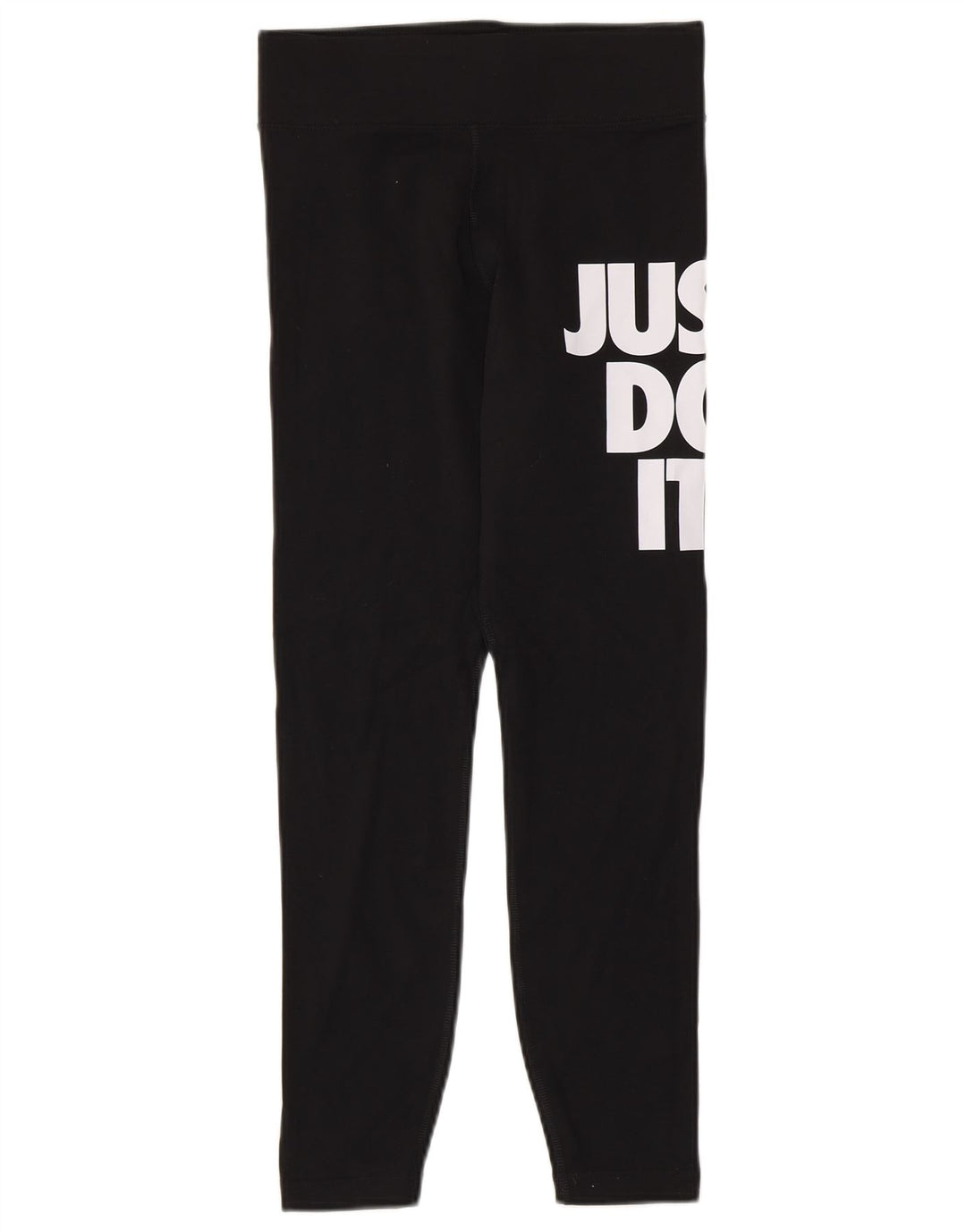 Nike Womens Graphic Leggings UK 8 Small  Black Cotton