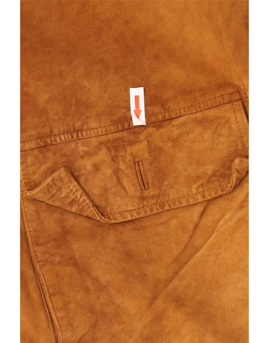 vintage Mens Suede Bomber Jacket IT 50 Grand Cuir Beige