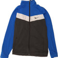 NIKE Boys Tracksuit Top Jacket 13-14 Years XL Black Colourblock Polyester Vintage Nike and Second-Hand Nike from Messina Hembry 