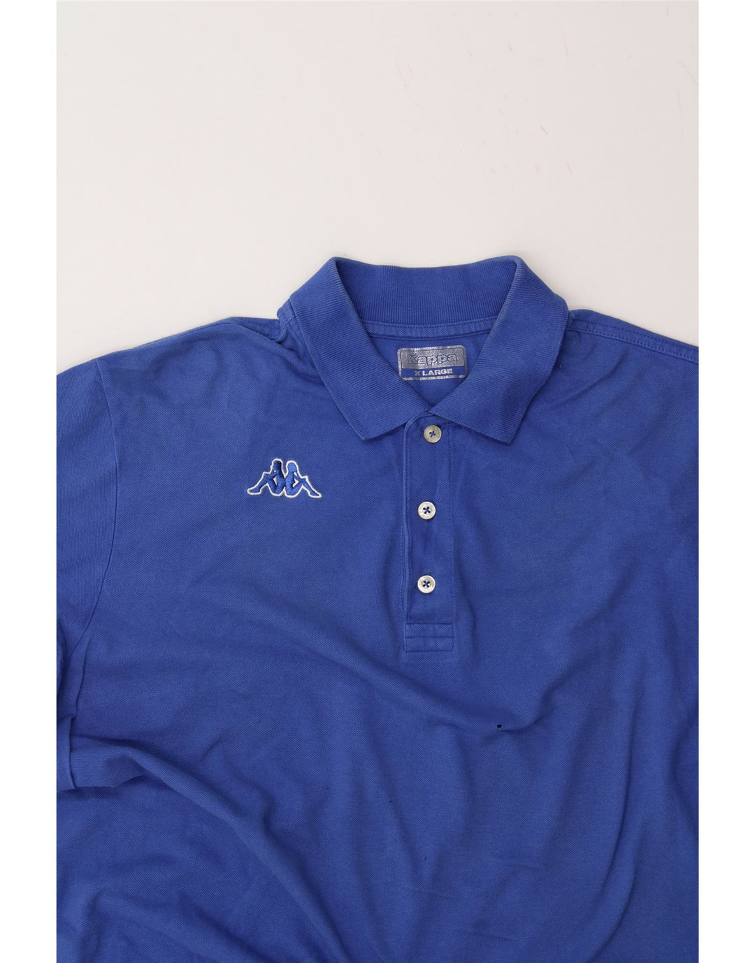 KAPPA Mens Polo Shirt XL Blue Cotton Vintage Kappa and Second-Hand Kappa from Messina Hembry 