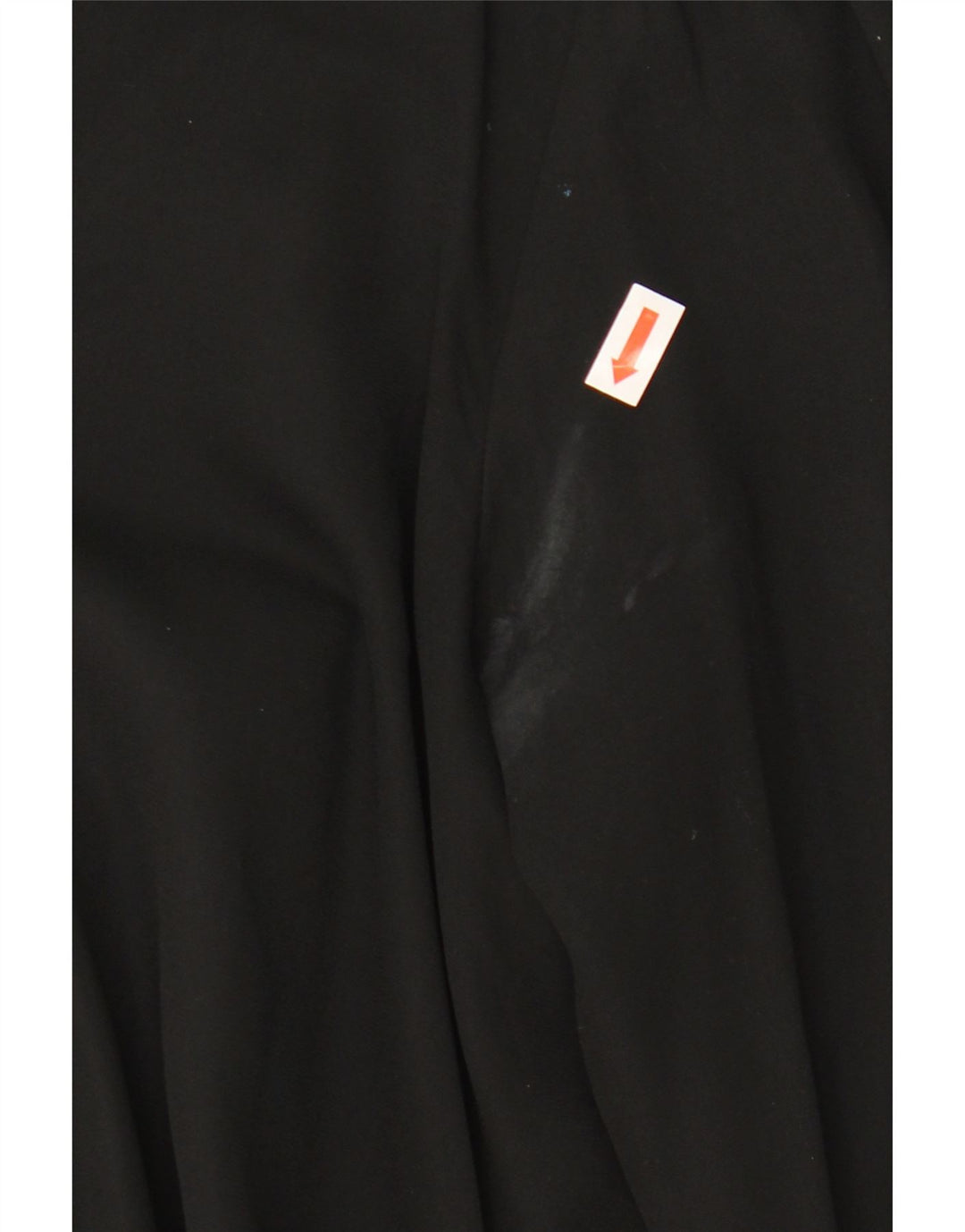 Zara Womens Long Sleeve Front Tie Blouse Top UK 10 Small Black Polyester