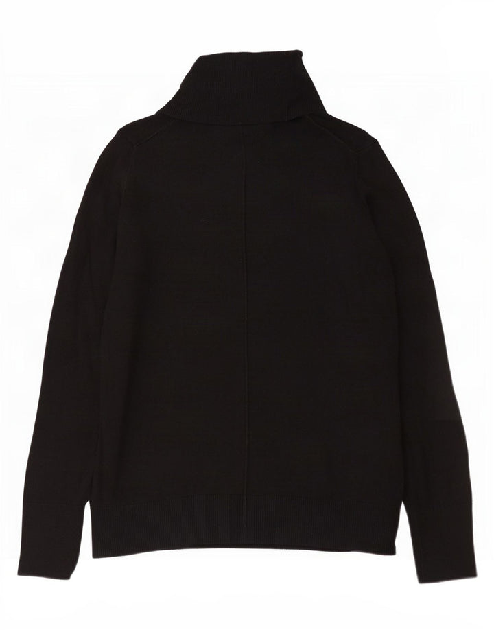 Gap Rollkragenpullover für Herren, Größe S, Schwarz, Baumwolle