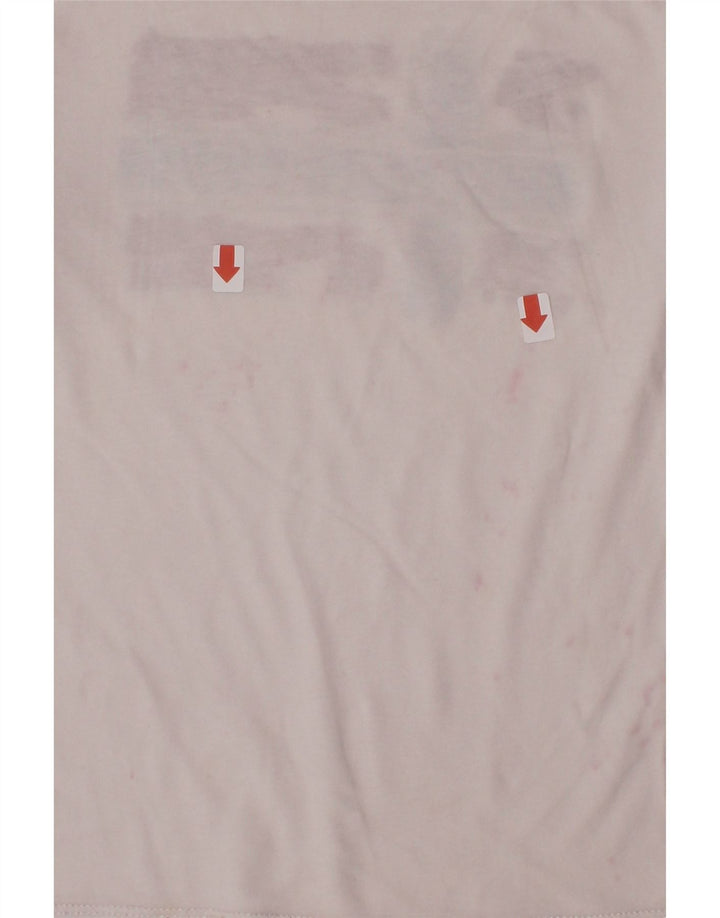 NAPAPIJRI Boys Graphic Top Long Sleeve 7-8 Years White Vintage Napapijri and Second-Hand Napapijri from Messina Hembry 