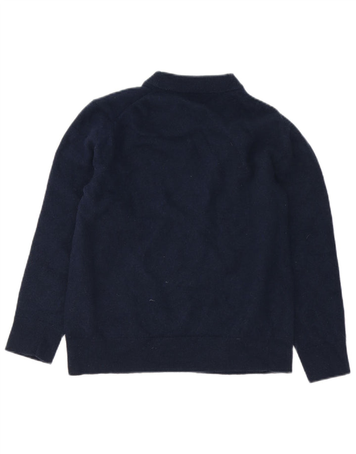 Gant Boys Turtle Neck Jumper Sweater 11-12 Years Navy Blue Lambswool