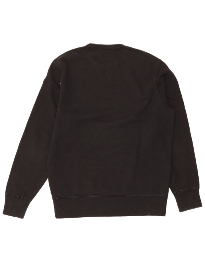 Levi's Mens Graphic Sweatshirt Jumper Small Black Cotton