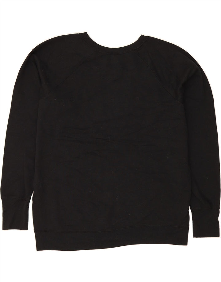CHAMPION Womens Oversized Graphic Sweatshirt Jumper UK 20 2XL Black Vintage Champion and Second-Hand Champion from Messina Hembry 
