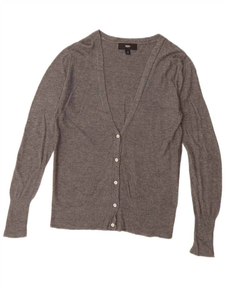 Maglione cardigan da donna MOSSIMO UK 10 piccolo nylon grigio
