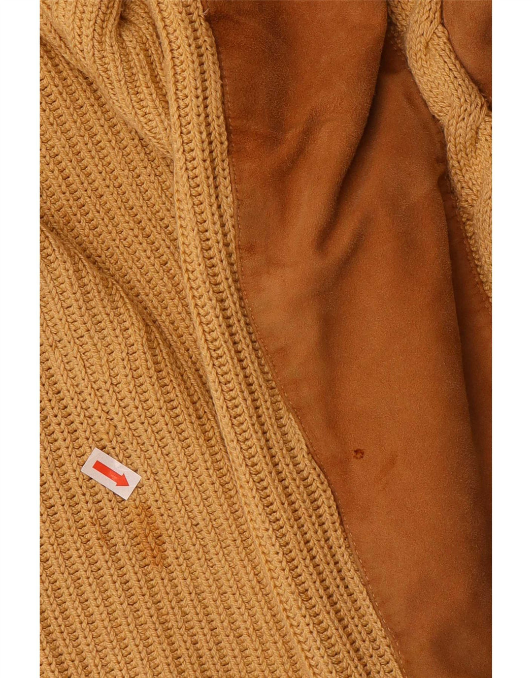 Vintage Mens Crew Neck Jumper Sweater XL Beige