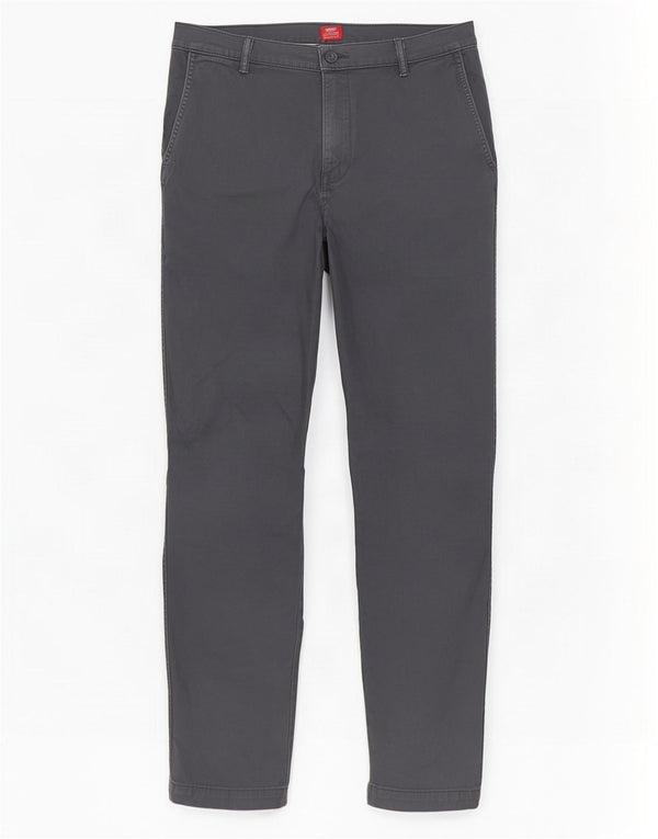 Pantaloni chino affusolati standard da uomo Levi's W34 L34 in cotone grigio
