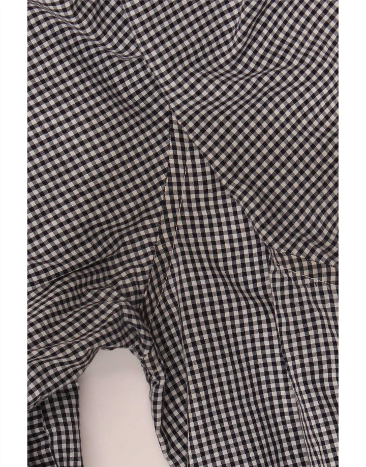 Tommy Hilfiger Mens Shirt 2XL Black Check Cotton