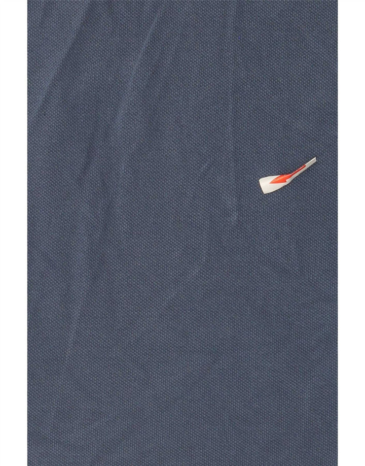 Timberland Mens Regular Fit Polo Shirt Medium Blue Cotton