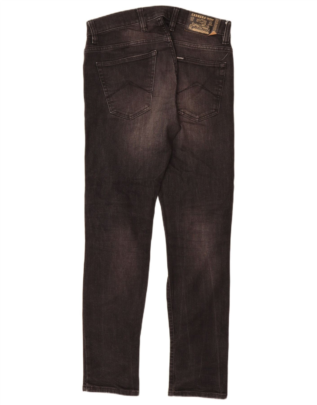 Carrera Mens Distressed Slim Jeans W31 L32 Grey Cotton