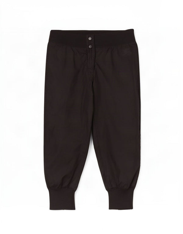 Nike Pantalones Capri para Mujer UK 8 Small W30 L20 Nylon Negro