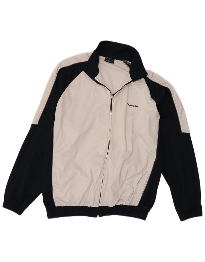 Giacca da ginnastica Champion da uomo con vestibilità regolare, 2XL, colore bianco
