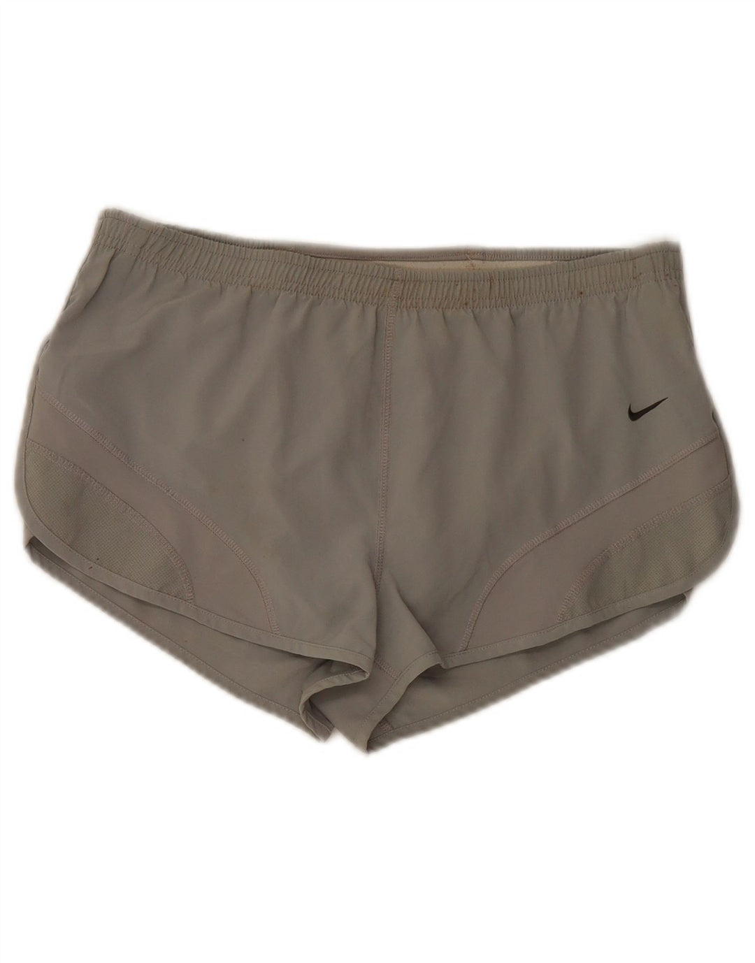 Nike Womens Dri Fit Sport Shorts UK 10 Small  Grey Polyester