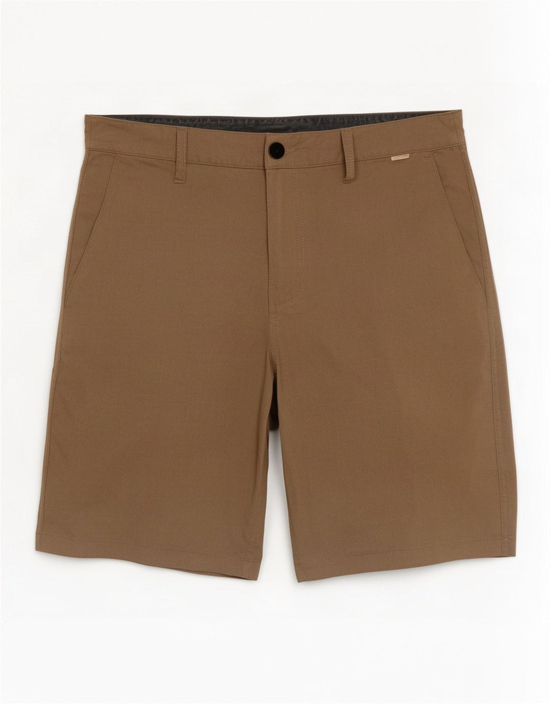 Hurley Pantalones cortos chinos para hombre W30 Poliéster beige medio