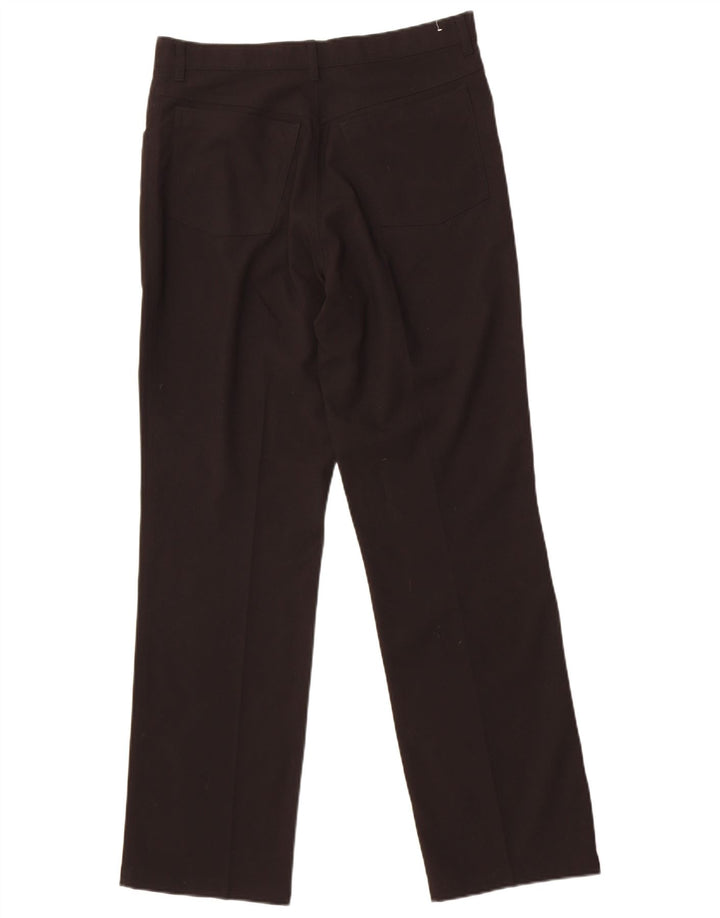 St. Bernard Straight Suit bukser til mænd W32 L31 Sort polyester