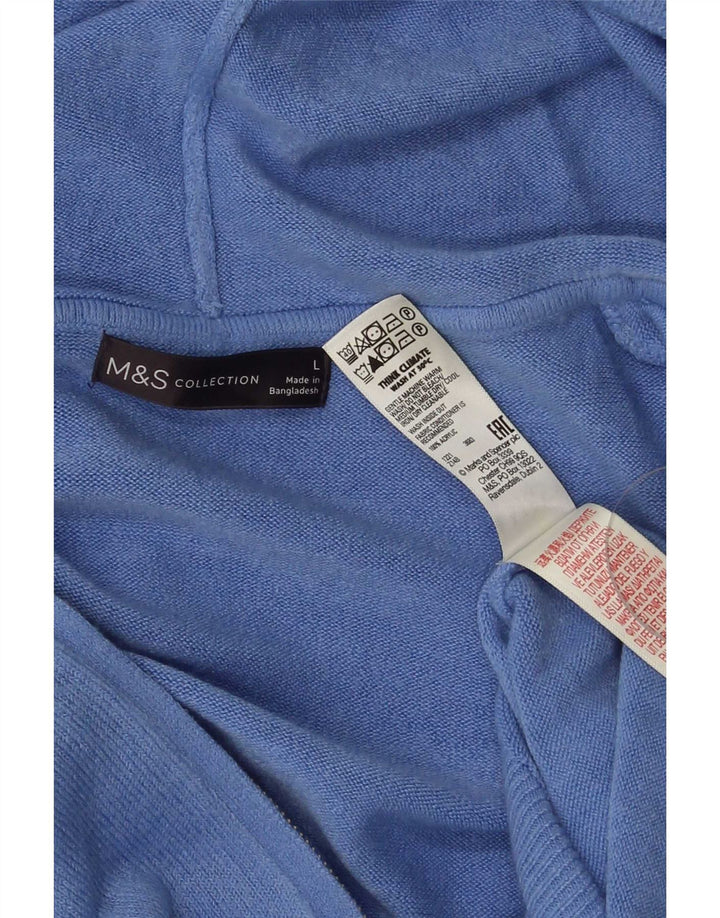 Marks & Spencer Cardigan à capuche pour homme en acrylique bleu Taille L