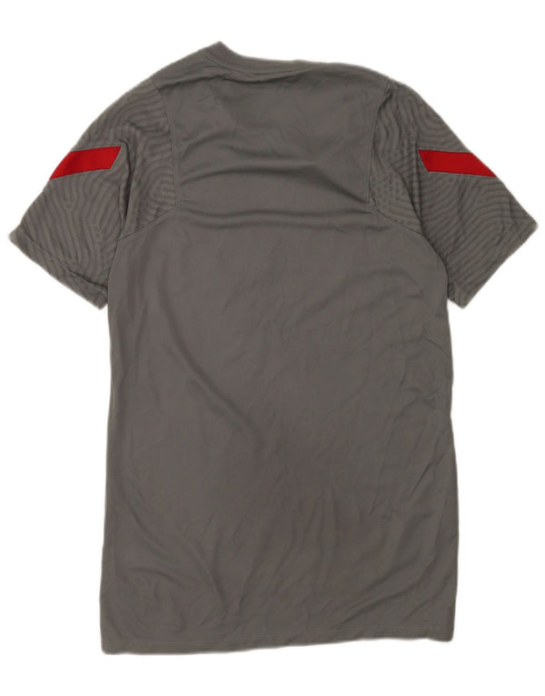 Nike Mens Liverpool Graphic T-Shirt Top Small Grey Colourblock Polyester