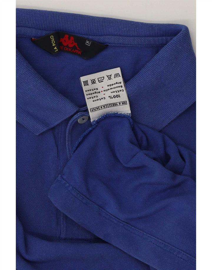 Kappa herre poloshirt XL blå bomuld