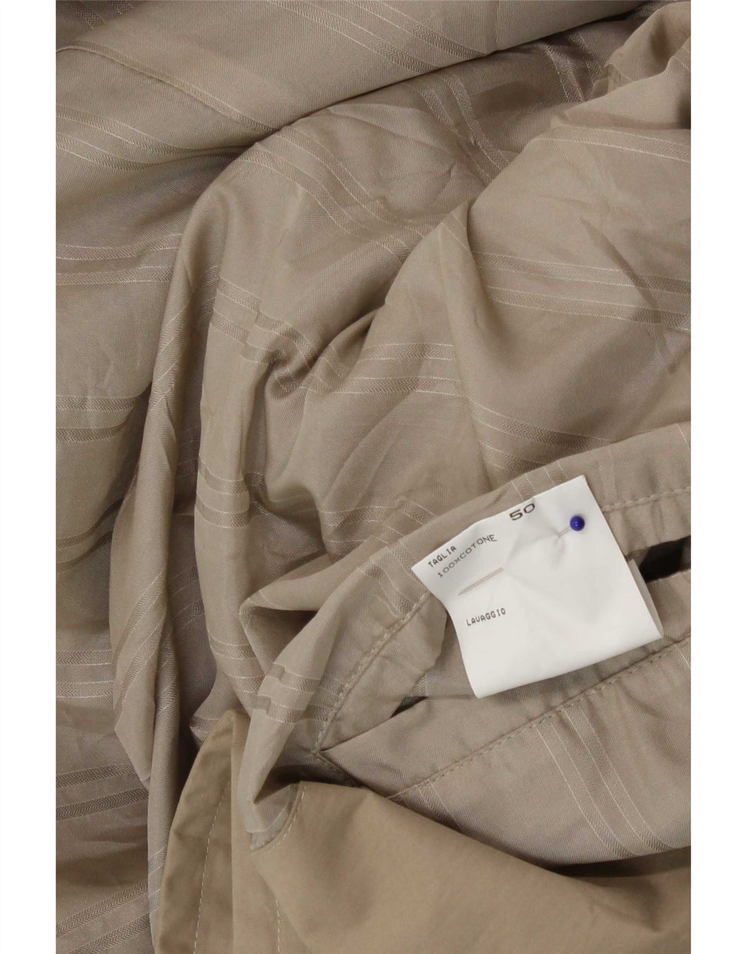 Allegri Mens Trench Coat IT 50 Large Beige Cotton