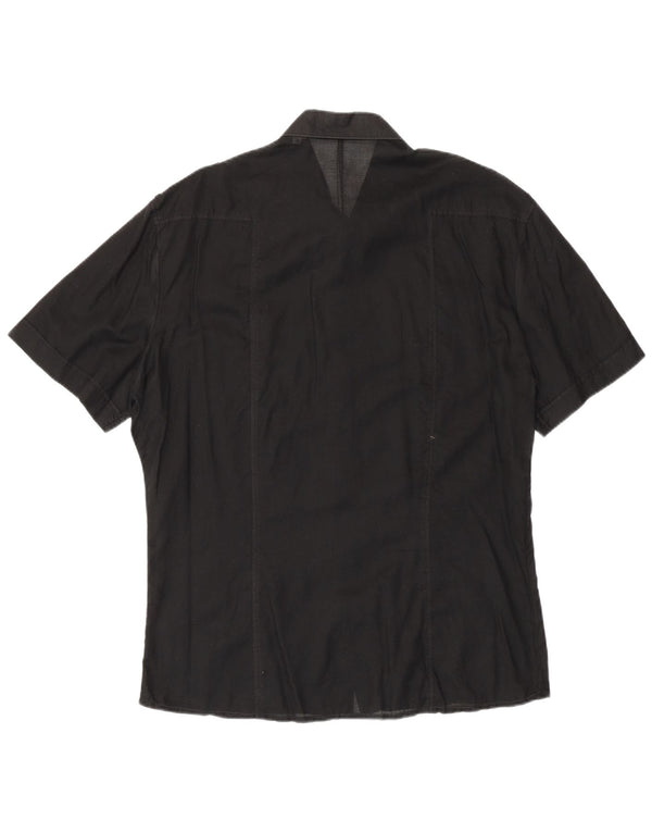 Energie Mens Short Sleeve Military Shirt XL Black