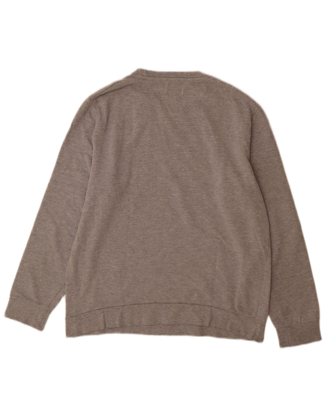 Guess Felpa con grafica da uomo Maglione UK 40 Cotone grigio medio