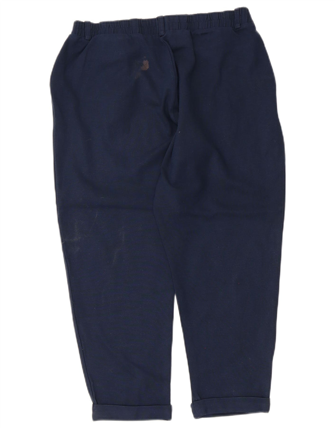 Marks & Spencer Womens Capri Trousers UK 12 Medium W36 L22 Navy Blue