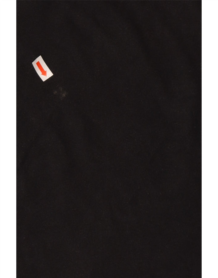T-shirt grafica da uomo Converse Top piccola in cotone nero