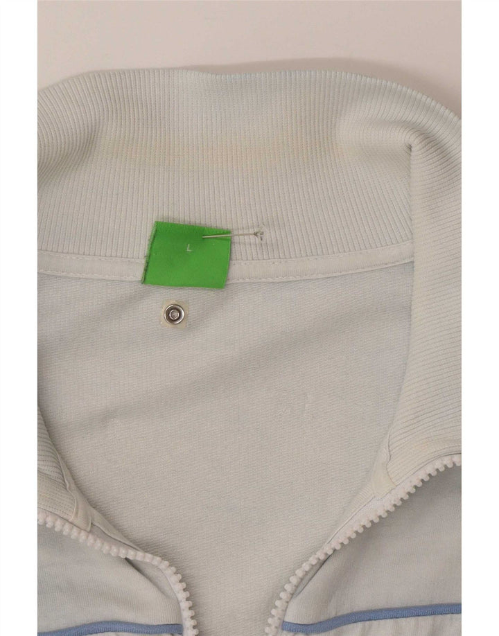 Hugo Boss Mens Tracksuit Top Jacket Large White Colourblock