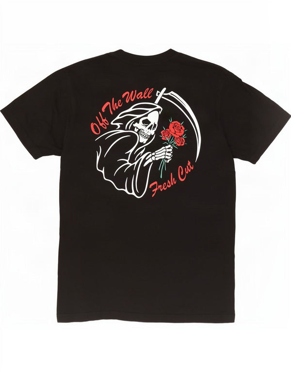 Vans Mens Classic Fit Graphic T-Shirt Top Small Black Cotton