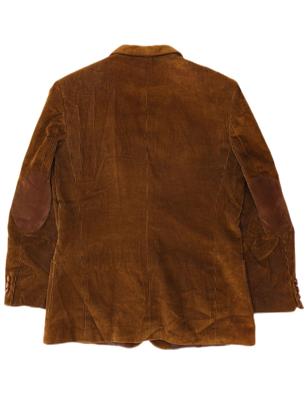 Velluto Duca Visconti Womens 2 Button Corduroy Blazer Jacket IT 48 XL Khaki