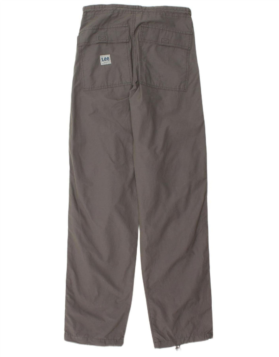 Calça chino reta masculina LEE W28 L34 algodão cinza