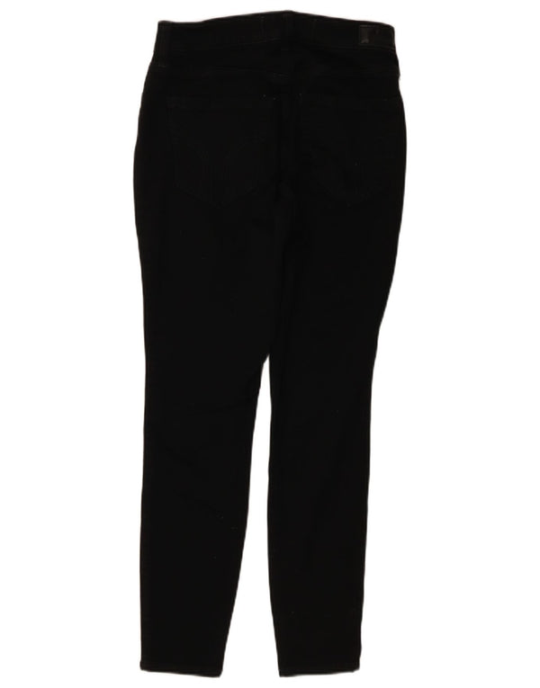 Hollister Damen Curvy High Rise Super Skinny Jeans W29 L26 Schwarz Baumwolle