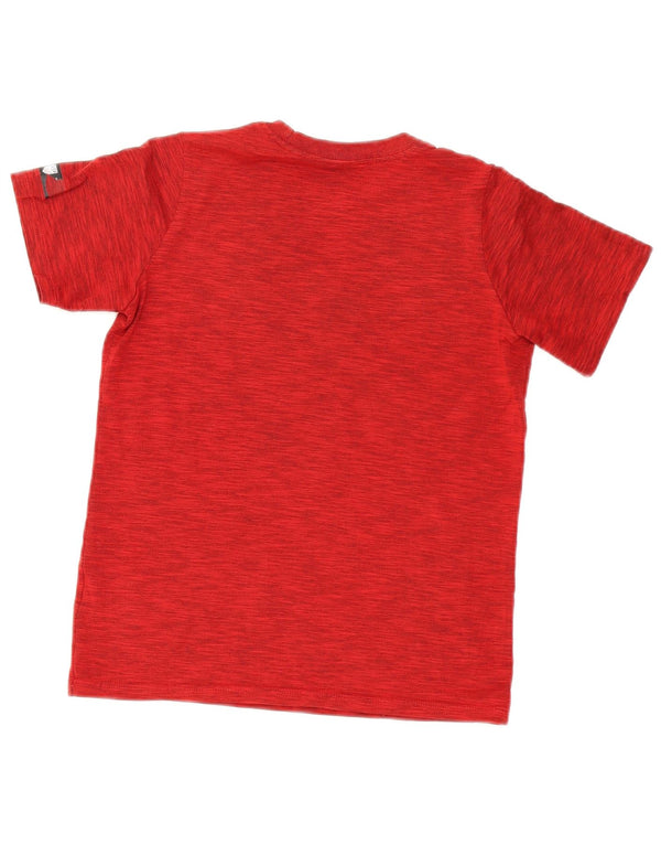 Nike Boys Dri Fit Graphic T-Shirt Top 10-11 Years Medium Red Flected