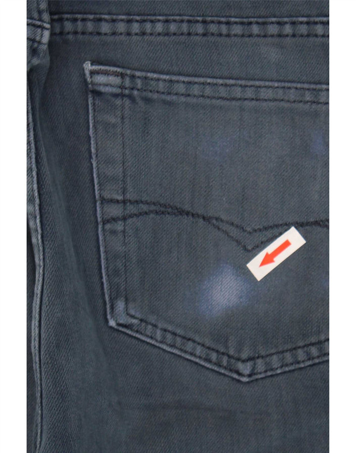 Marks & Spencer Mens Blue Harbour Straight Jeans W34 L31 Navy Cotton