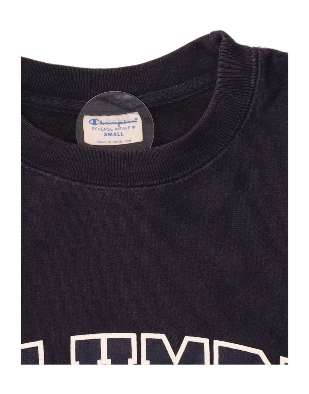 Felpa con grafica Champion Reverse Weave da uomo, piccola, blu navy