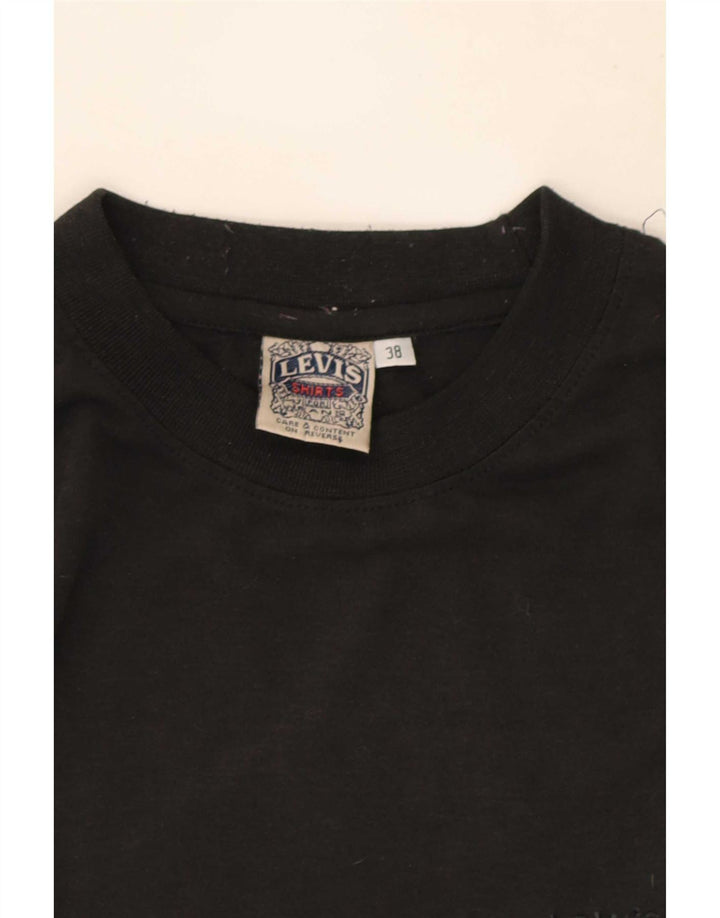 Levi's T-Shirt Homme UK 38 Noir Moyen Polyester