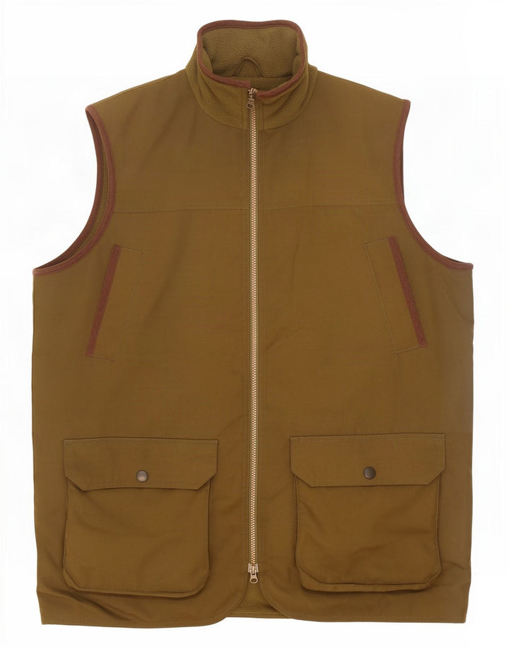 Bonart Mens Utility Gilet UK 40 Grande Caqui Poliéster