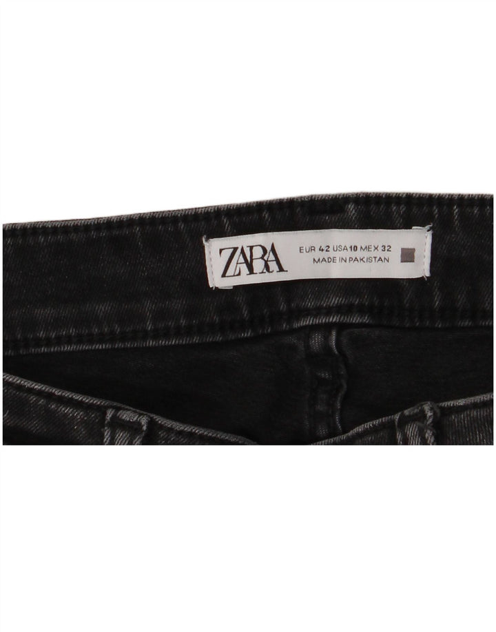 ZARA Womens Slim Jeans EU 42 Large W32 L27 Black