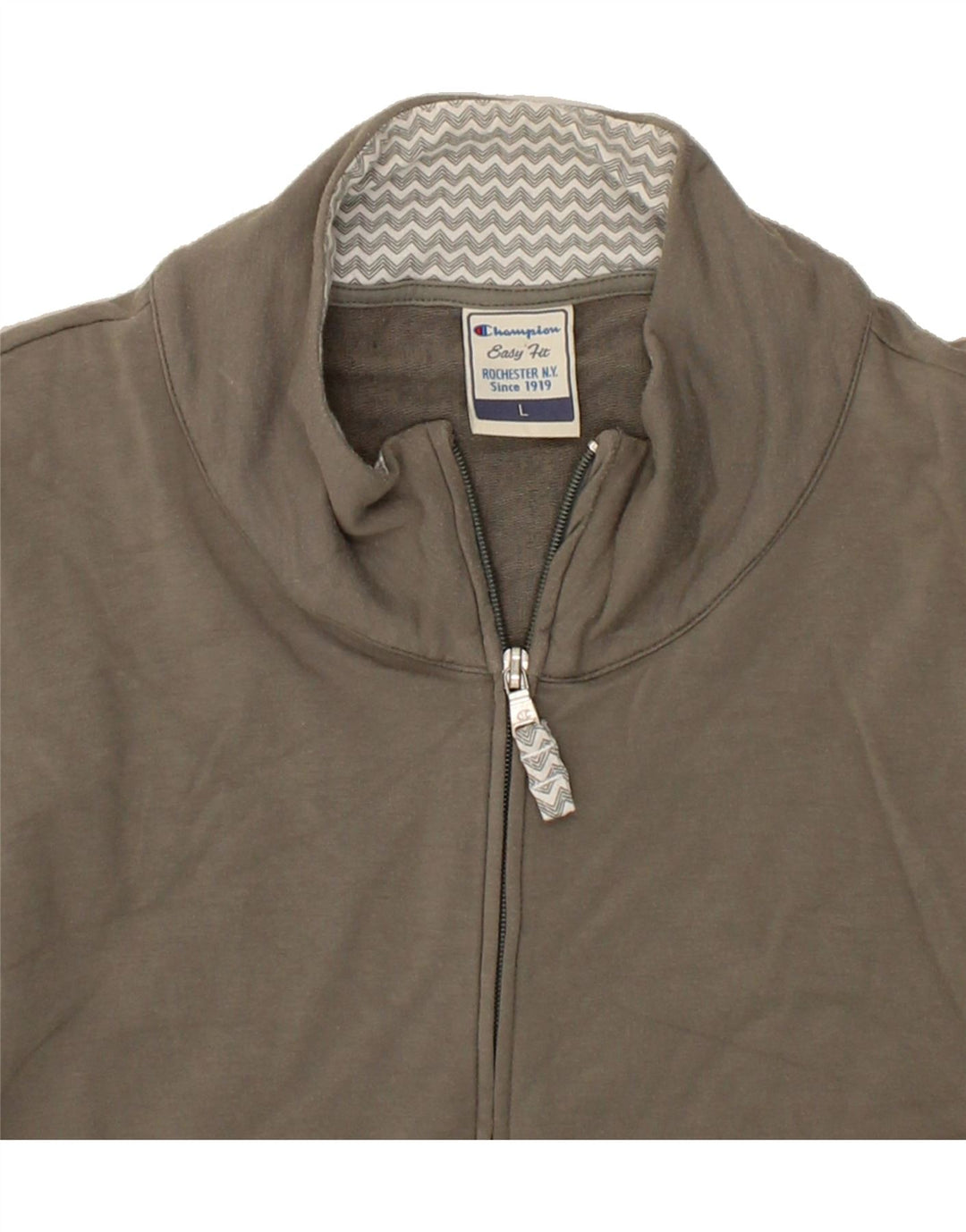 CHAMPION Womens Easy Fit Tracksuit Top Jacket UK 16 Large Grey Vintage Champion and Second-Hand Champion from Messina Hembry 