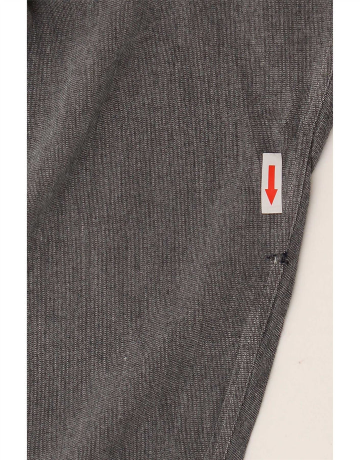 Trussardi herreskjorte XL grå viskose