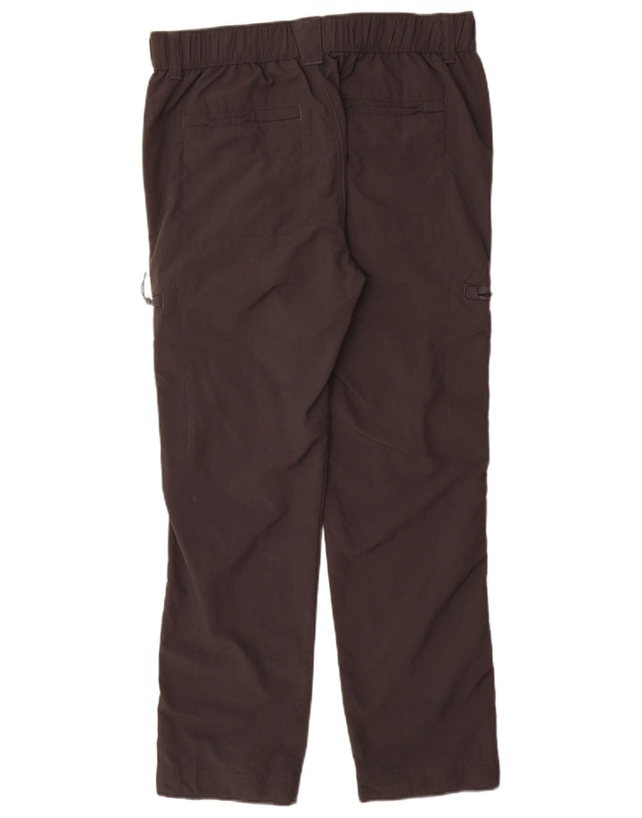 Marks & Spencer Mens Straight Cargo Trousers W32 L29 Grey Polyamide
