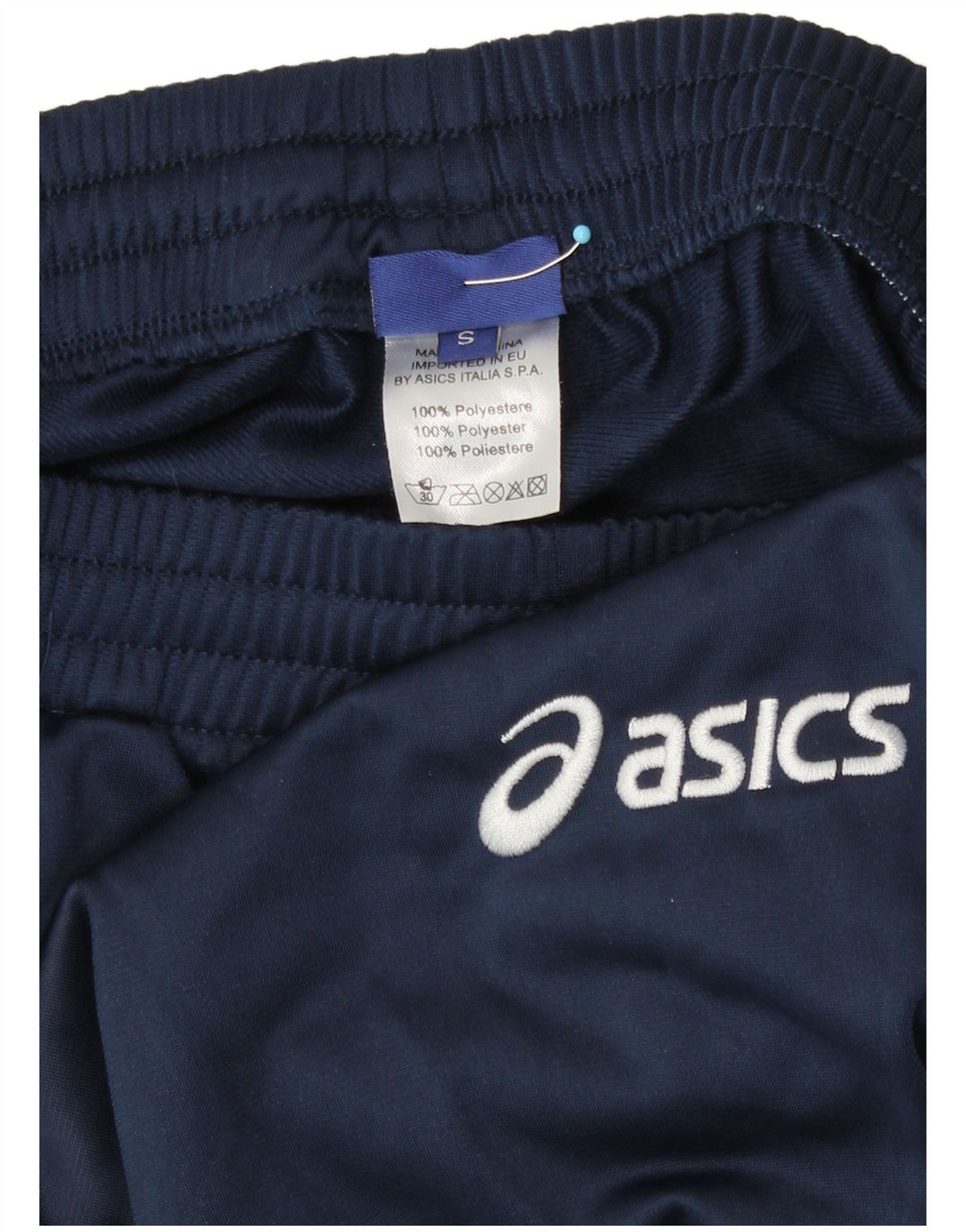 Asics Træningsdragtsbukser til mænd Små marineblå polyester