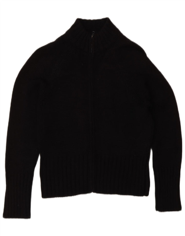 Marks & Spencer Womens Cardigan Sweater UK 14 Medium Black Acrylic